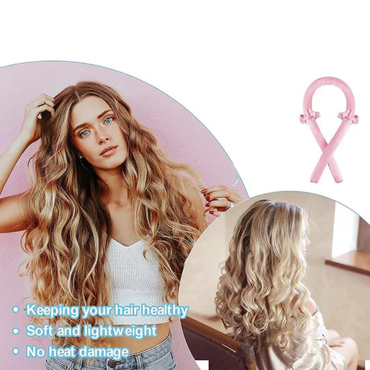🌀 ¡Despierta con rizos perfectos sin maltratar tu cabello! 🌙💕
